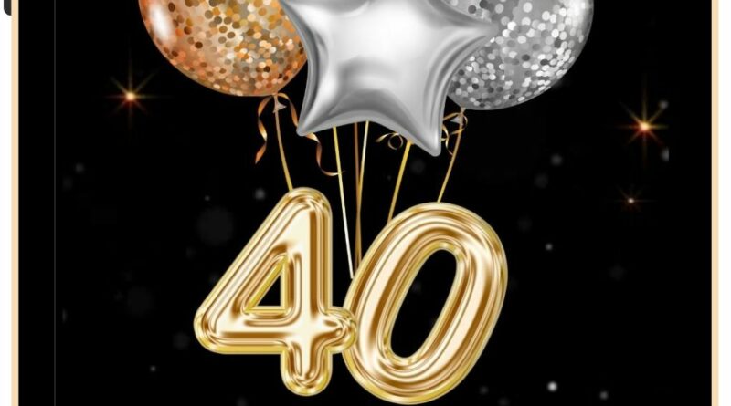Animierte Einladung 40. Geburtstag