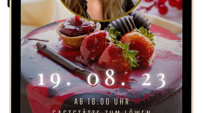 Animierte digitale eCard zum Geburtstag