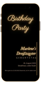 Digitale Geburtstagseinladung "Birthday Party" Digitale Geburtstagseinladung "Birthday Party"