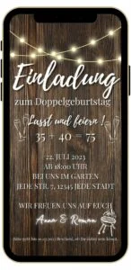eCard Doppelgeburtstag eCard Doppelgeburtstag