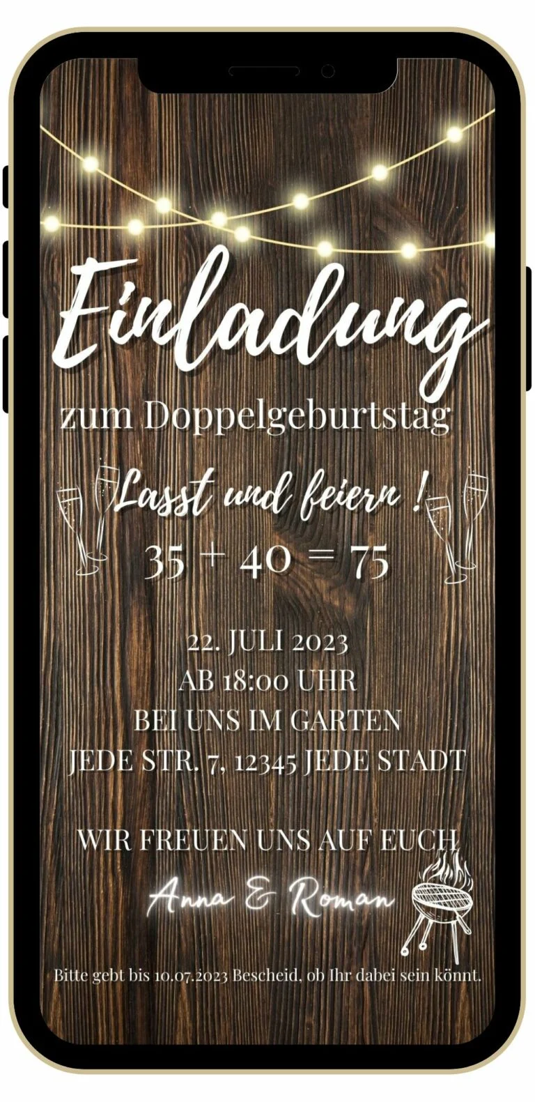 eCard Doppelgeburtstag