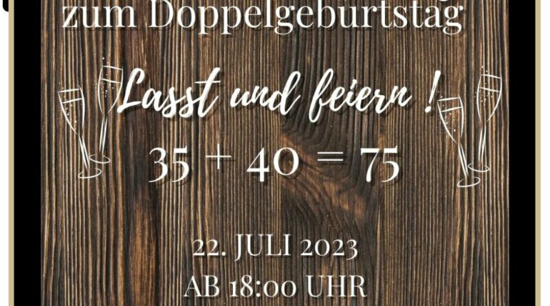 eCard Doppelgeburtstag