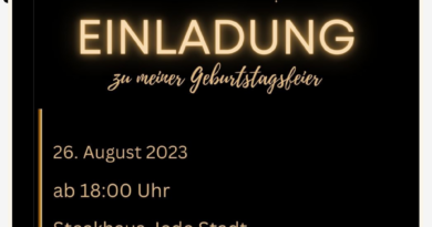 Digitale eCard Geburtstag Einladung
