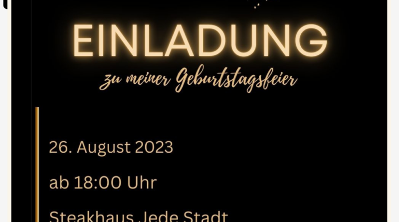 Digitale eCard Geburtstag Einladung
