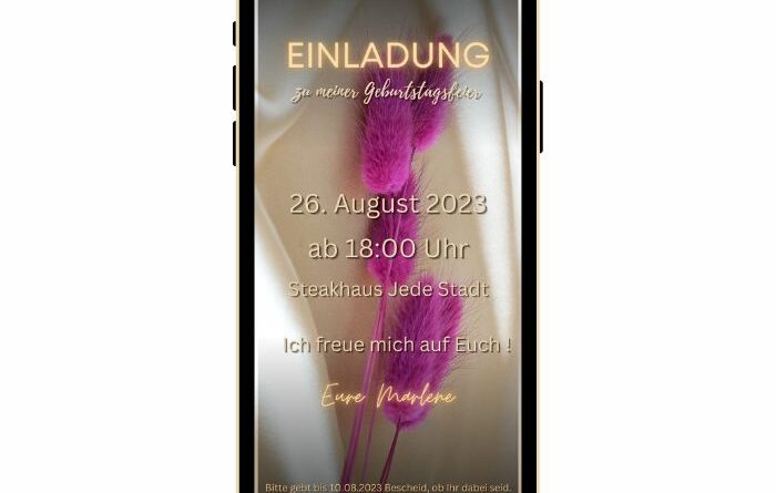 digitale Einladungen