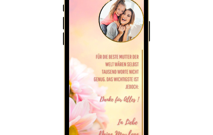 eCard digitale Grußkarte zum Muttertag