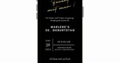 eCard Geburtstag "Feiert mit mir"
