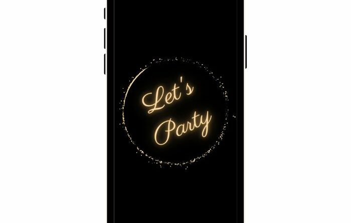 Animierte Einladung 40. Geburtstag in Gold