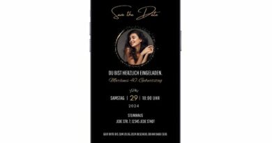 Animierte eCard Save the Date