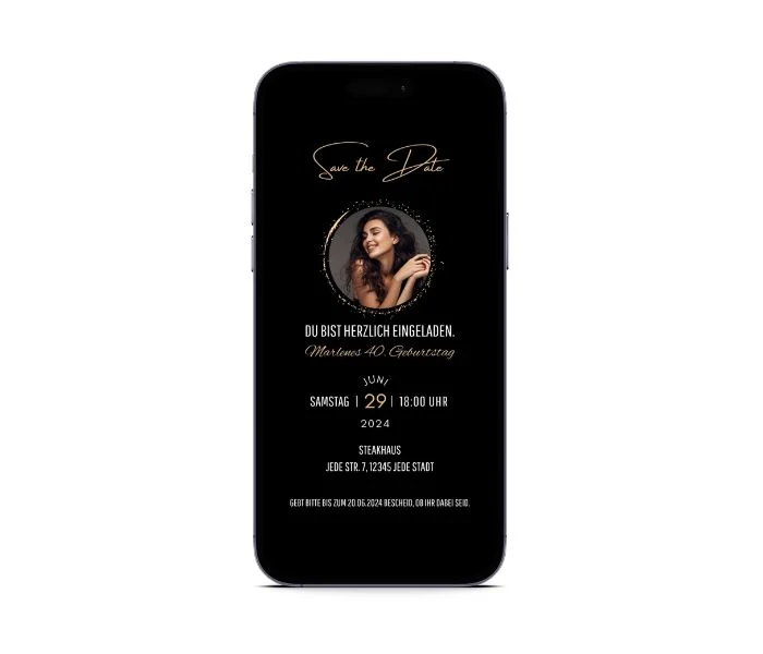 Animierte eCard Save the Date