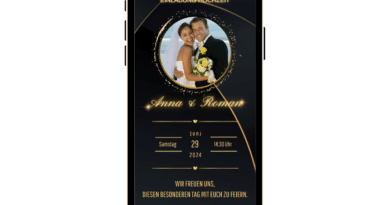 eCard Hochzeitseinladung LUXURY