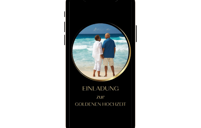 eCard Goldene Hochzeit