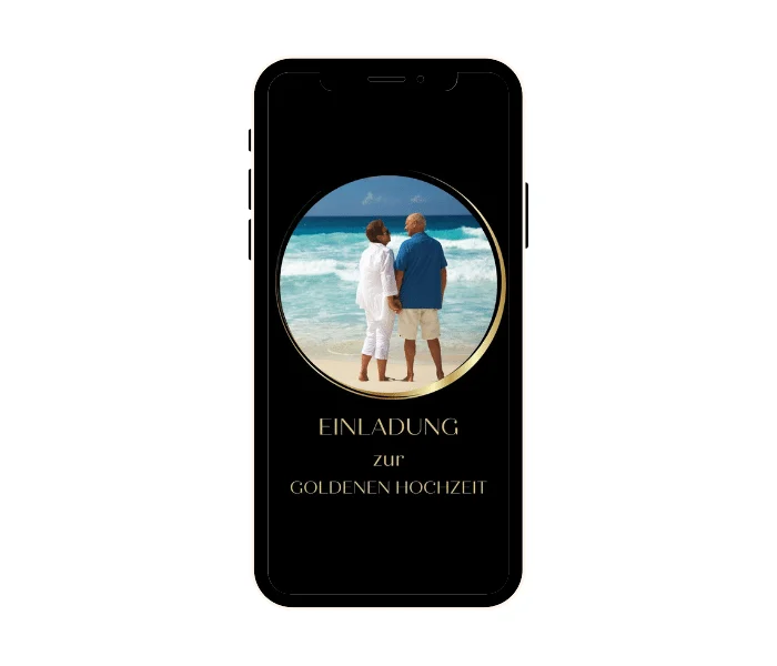 eCard Goldene Hochzeit