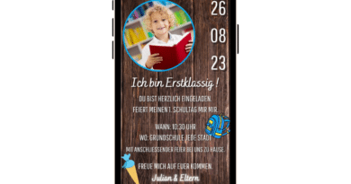Digitale Einladung Schulanfang