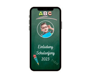 eCard Schulanfang Einladung 2023