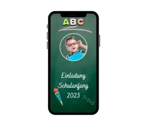 eCard Schulanfang Einladung 2023
