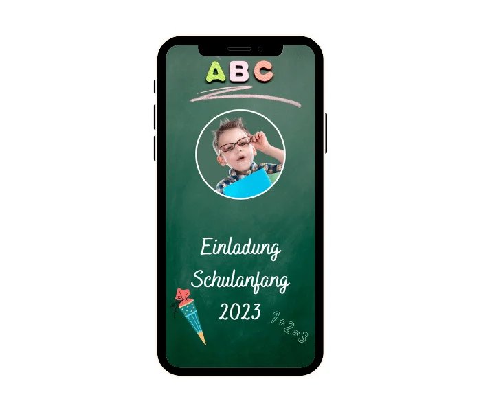 eCard Schulanfang Einladung 2023