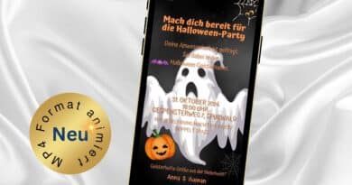 eCard Halloween Einladung Geisternacht