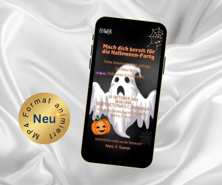 eCard Halloween Einladung Geisternacht