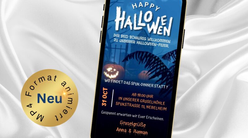 eCard Halloween Party Nacht