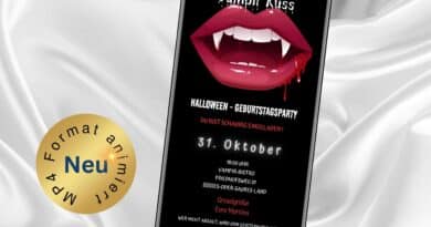 WhatsApp Halloween Vampir Kuss