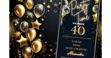 eCard 40 Geburtstag