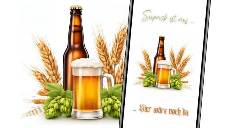 eCard Bierparty WhatsApp Einladung